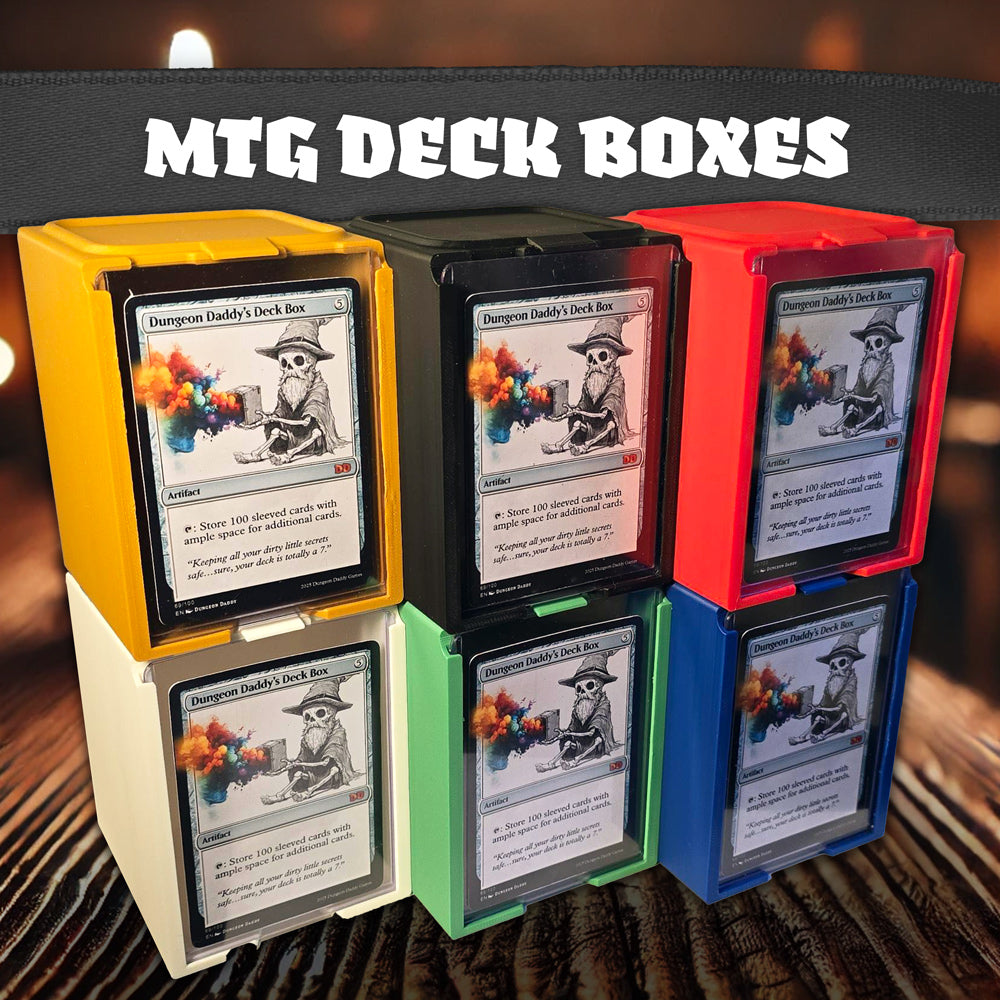Commander Deck Boxes Dungeon Daddy Games Commander Deck Boxes Dungeon Daddy Games